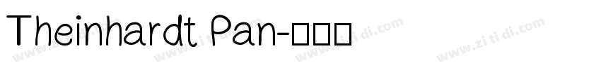 Theinhardt Pan字体转换